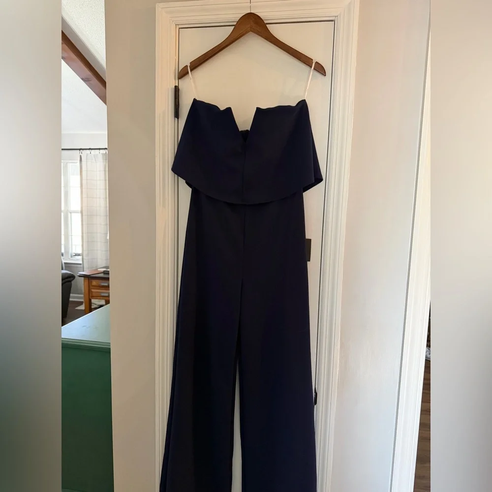 NEW Lulus Navy Blue Strapless Jumpsuit